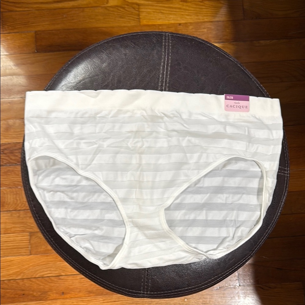 Cacique White Striped hipster